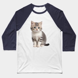 Nature, Cute Little Cat Baseball T-Shirt